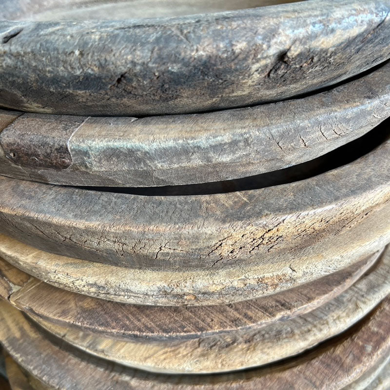 Vintage Wooden Chapati Bowl | Large - Image 6