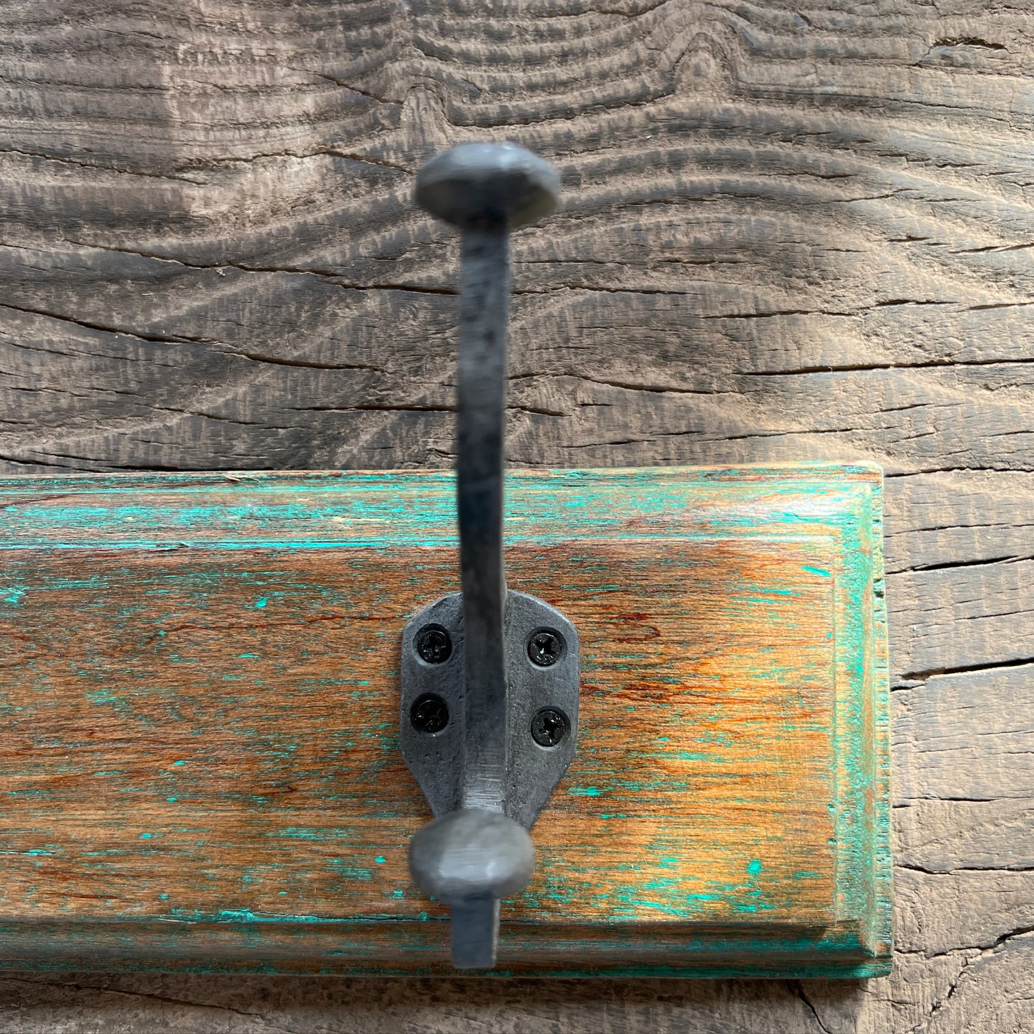 Vintage Wooden Coat Rack | 3 Hooks - Image 10
