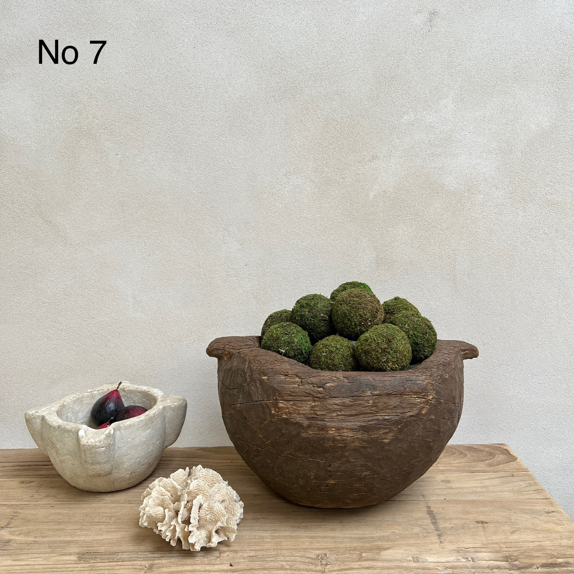 Vintage Wooden Tribal Mortar