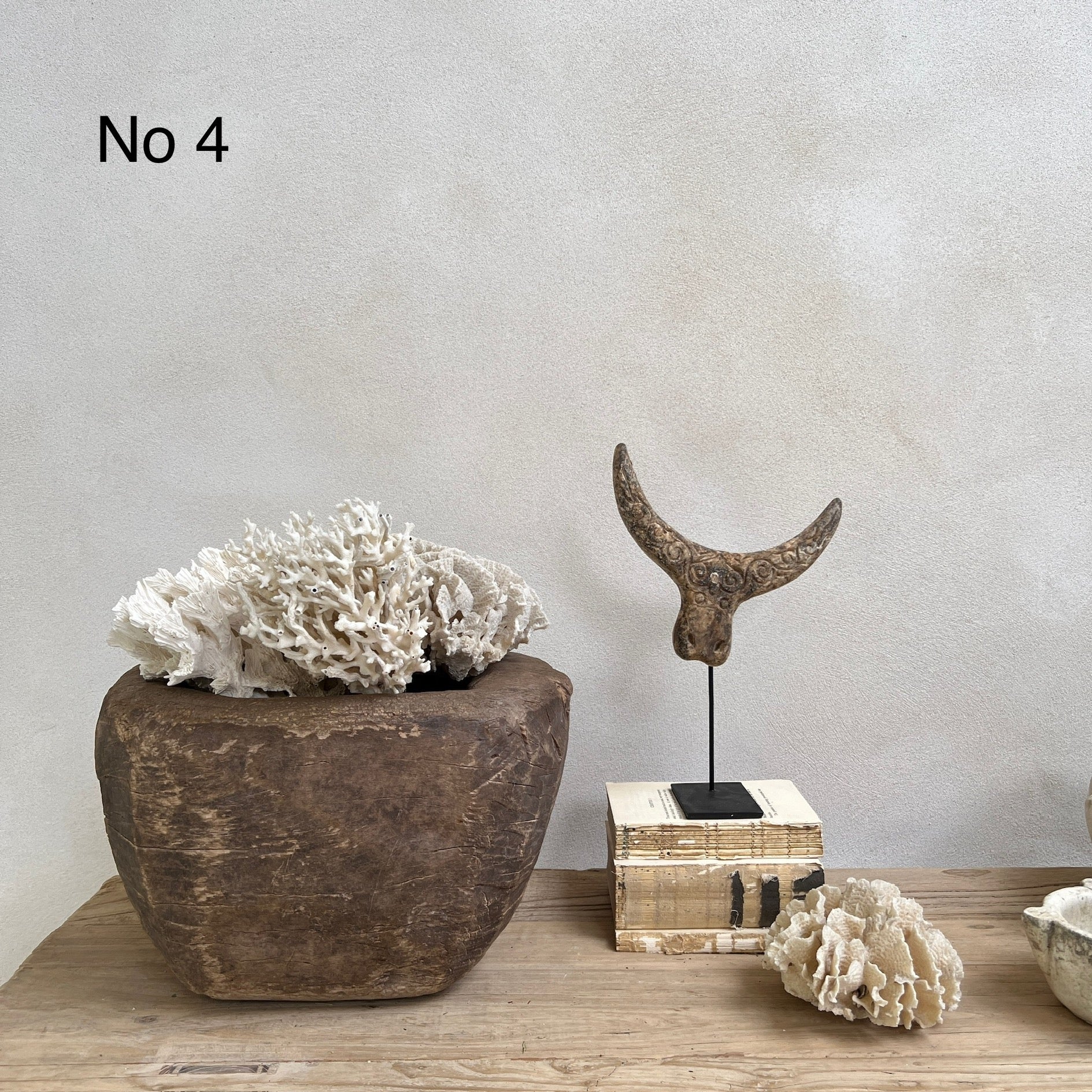 Vintage Wooden Tribal Mortar - Image 12