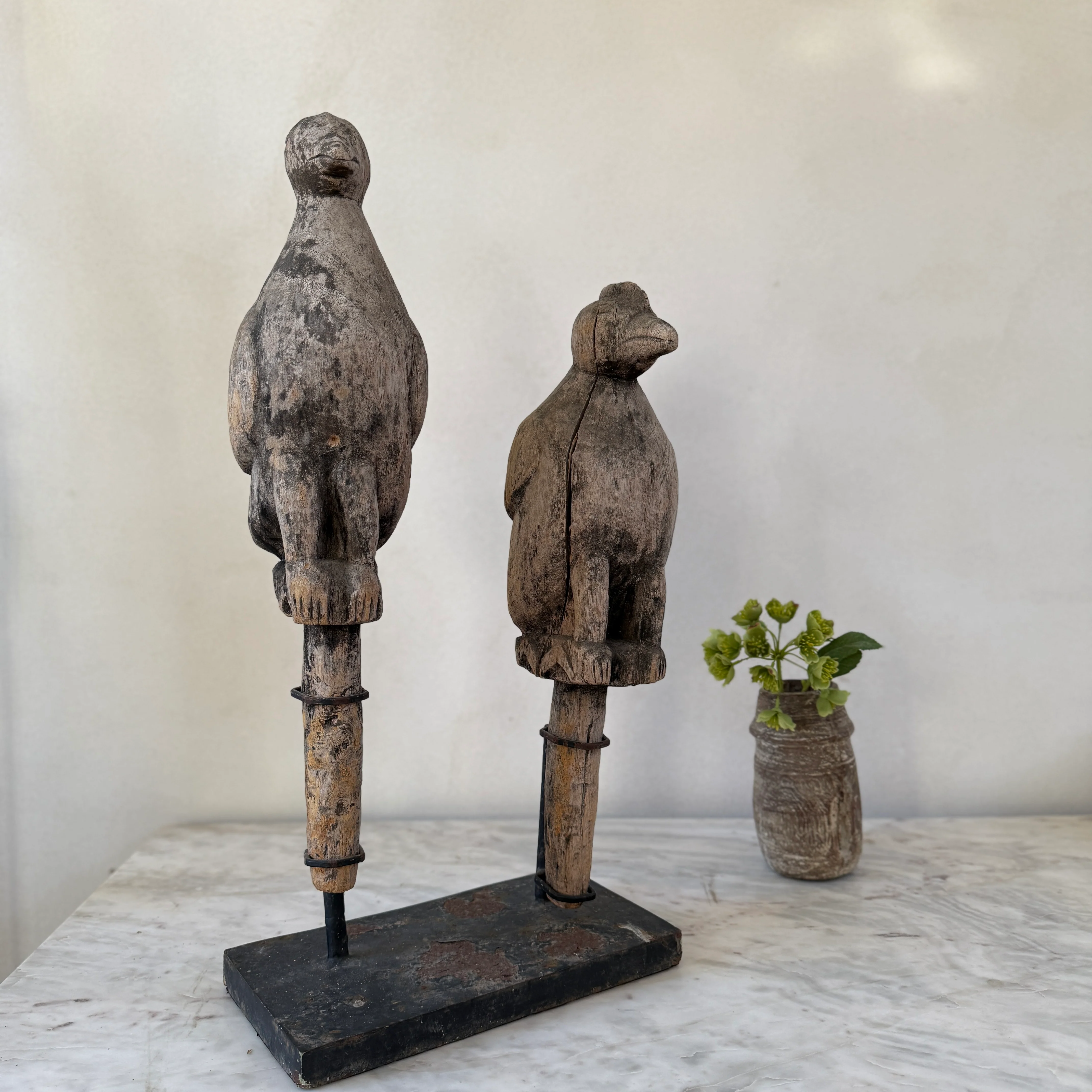 Wooden Two Birds Sculpture | Kadu - Image 10