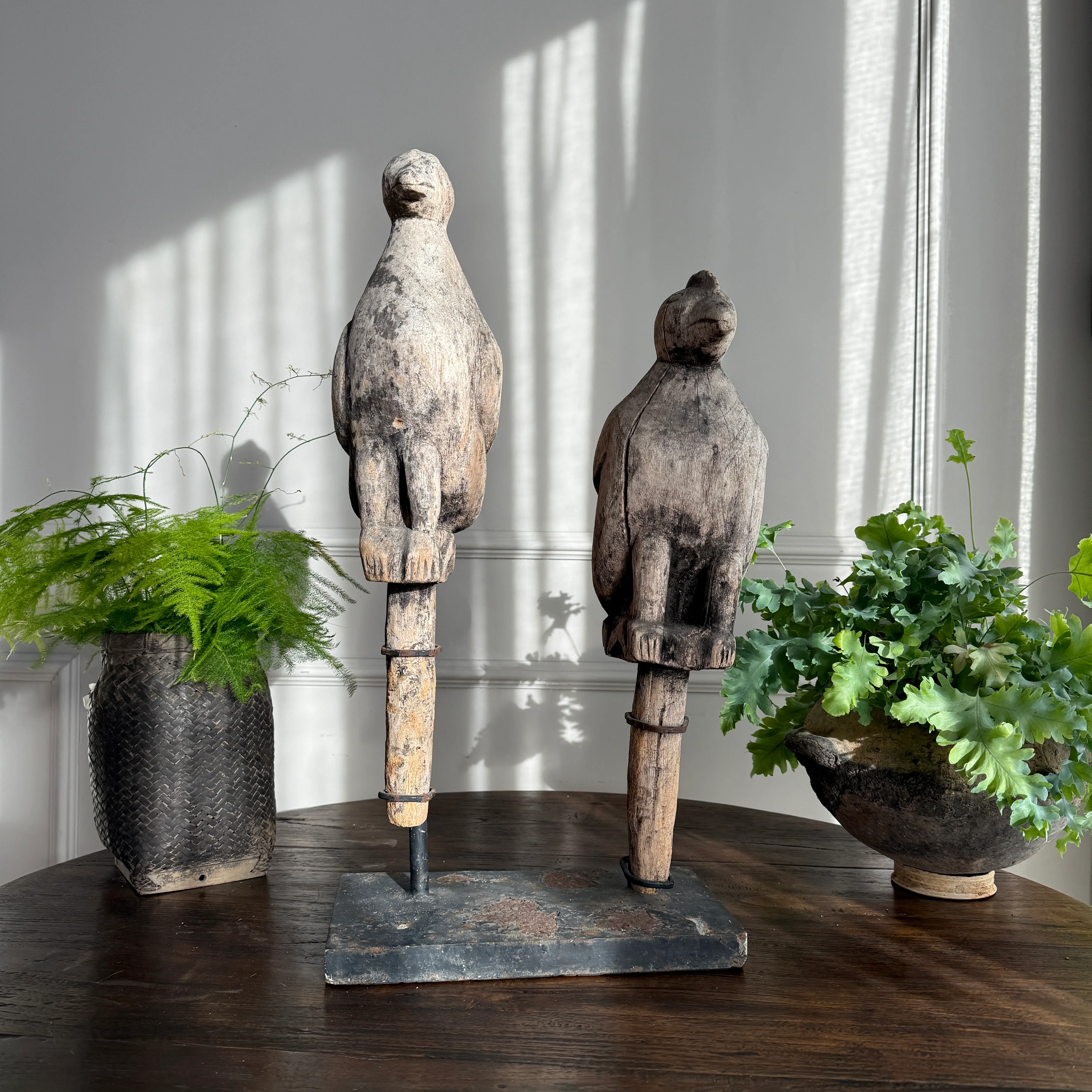 Wooden Two Birds Sculpture | Kadu - Image 5