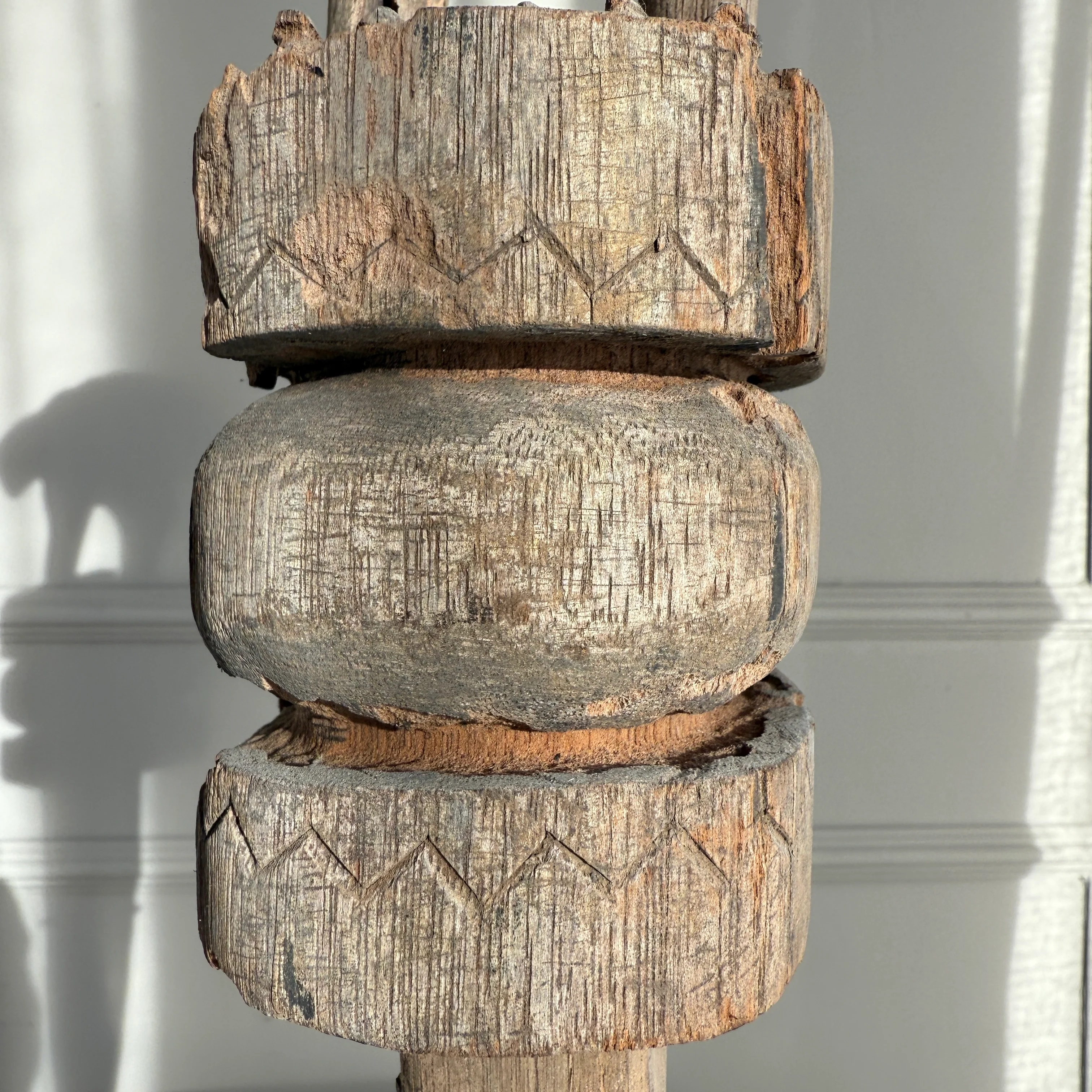 Wooden Two Birds Sculpture | Uma - Image 5