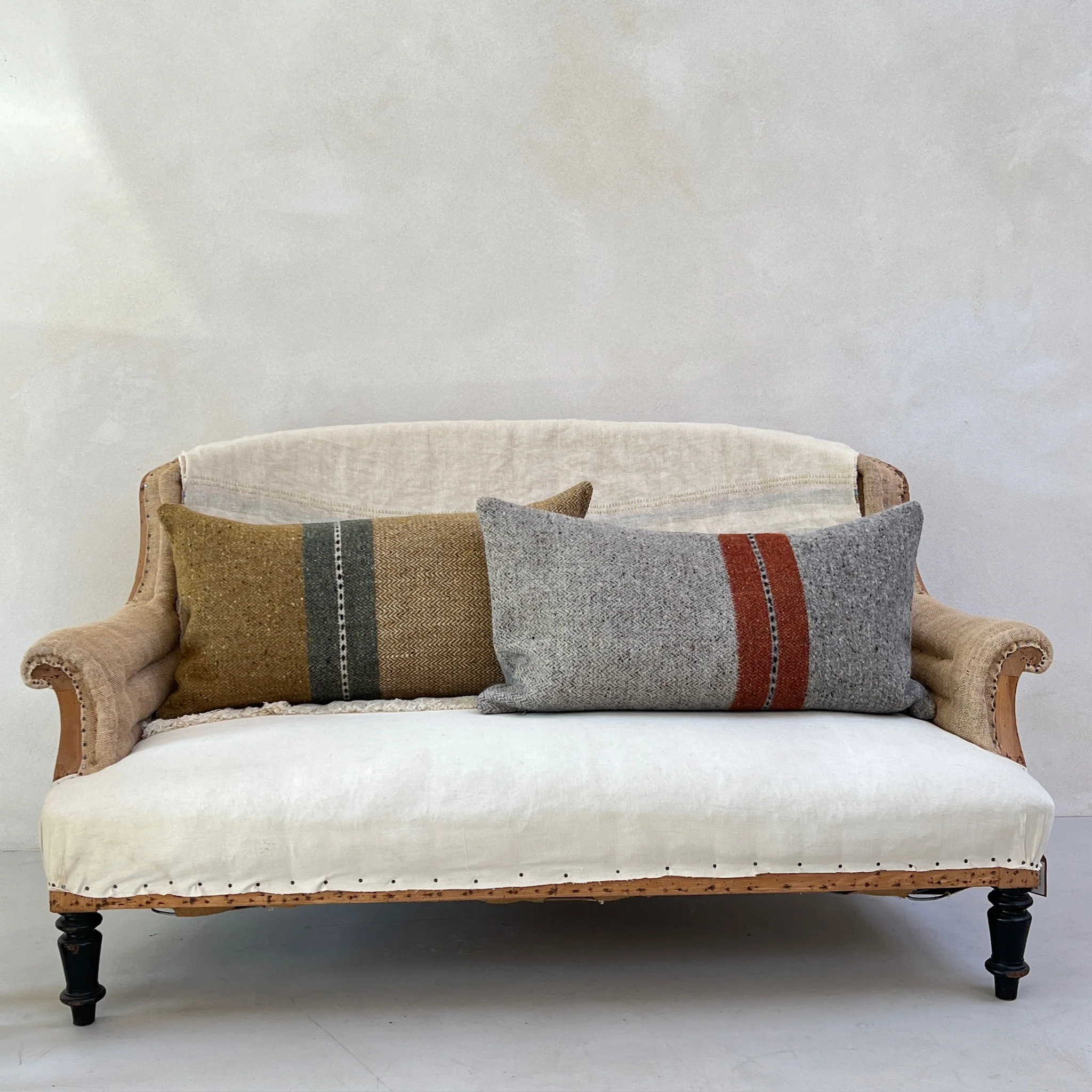 Woven striped Bolster cushion Montana - Image 6